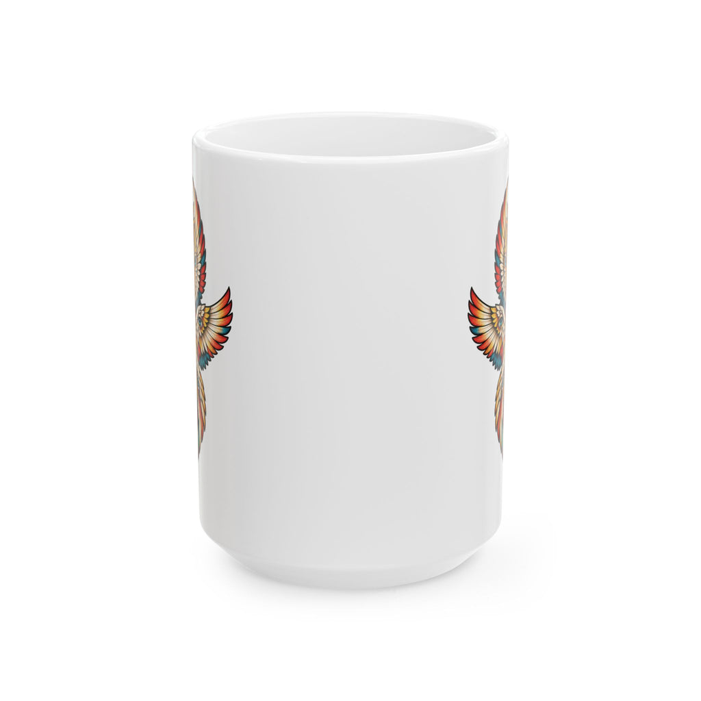 Seraphim Biblically Accurate Angel Tattoo Flash Coffee Mug (11oz & 15oz)