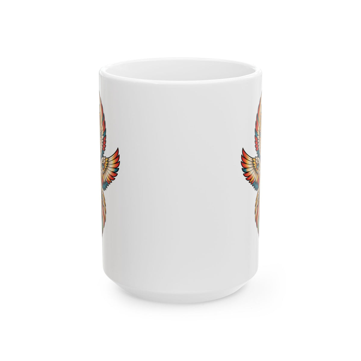 Seraphim Biblically Accurate Angel Tattoo Flash Coffee Mug (11oz & 15oz)