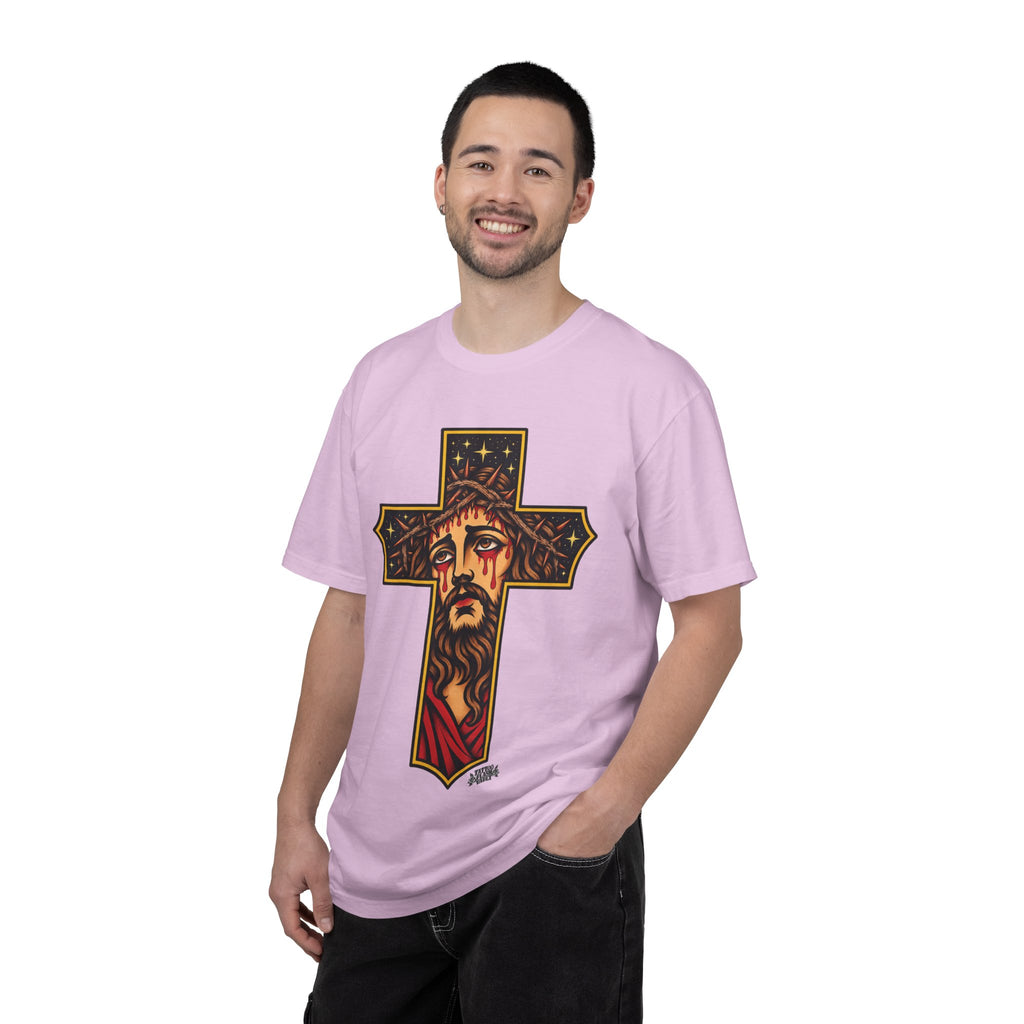Matthew 11:28 Jesus Cross Tattoo Flash T-Shirt