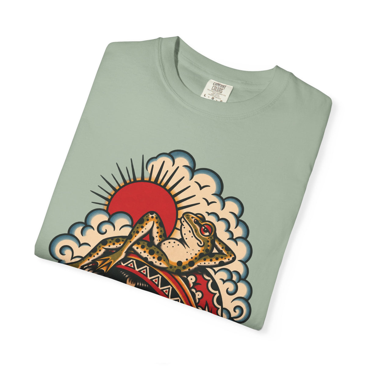 Frog & Lady of The Lake Tattoo Flash T-Shirt