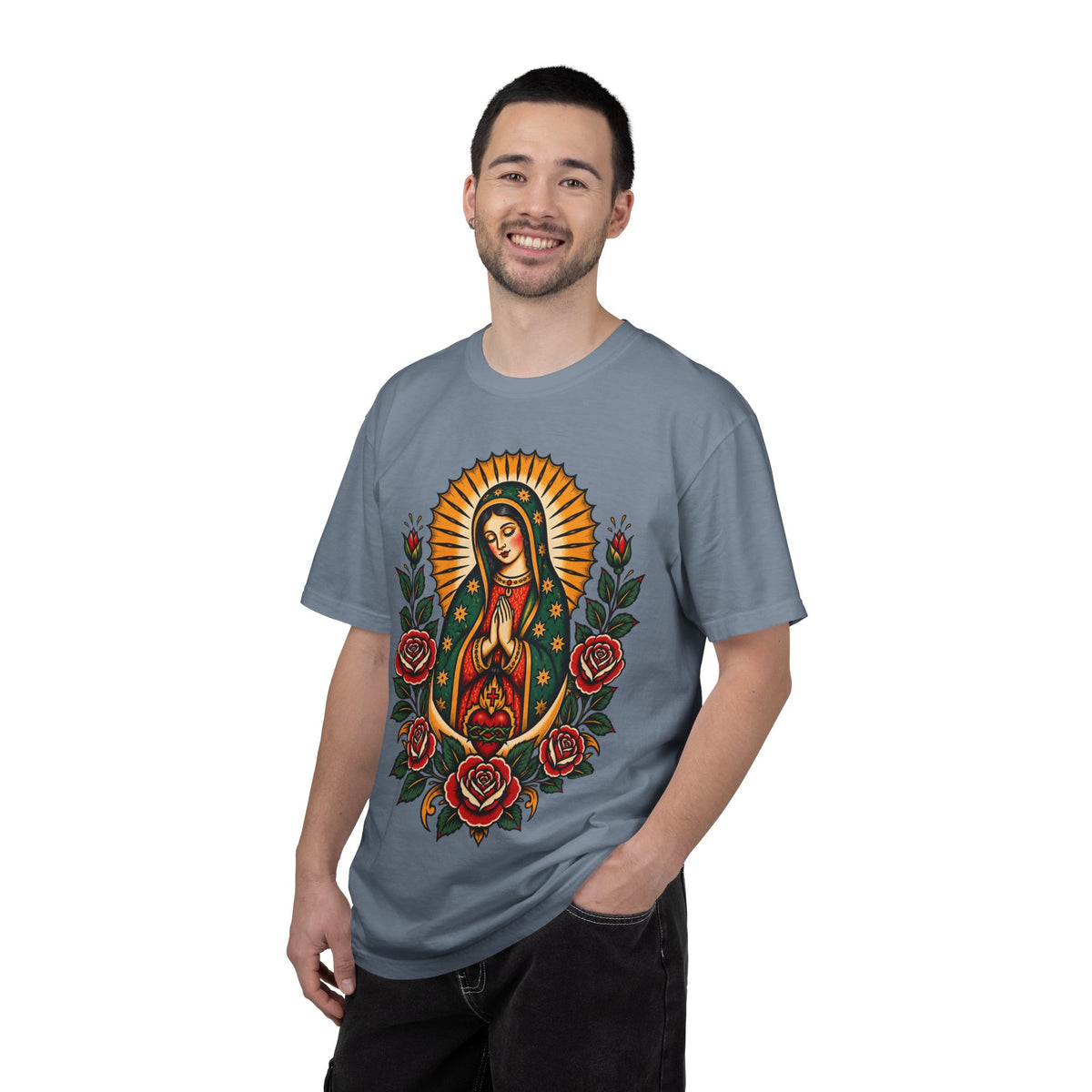 Our Lady of Guadalupe Tattoo Flash T-Shirt