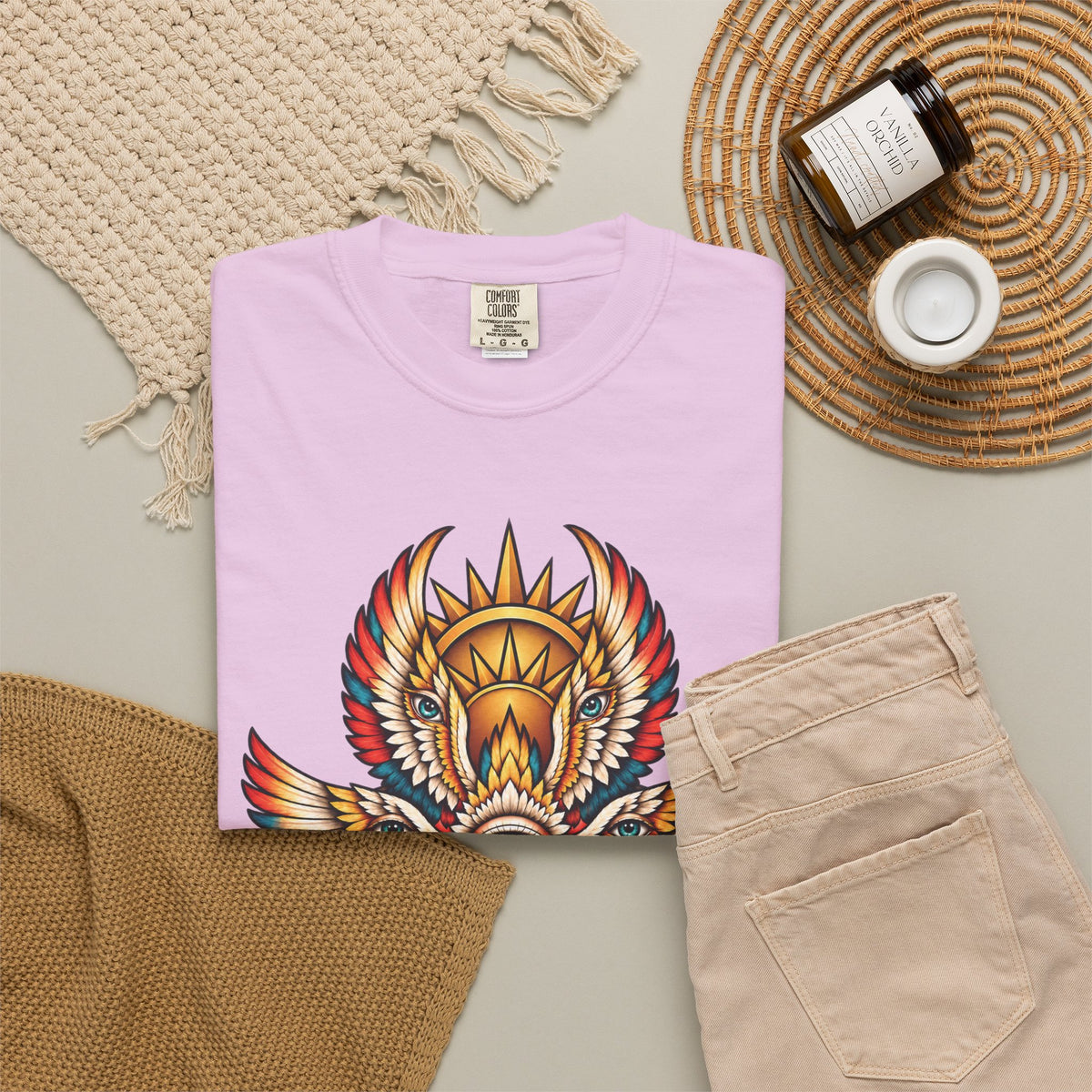 Seraphim Biblically Accurate Angel Tattoo Flash Sheet T-Shirt