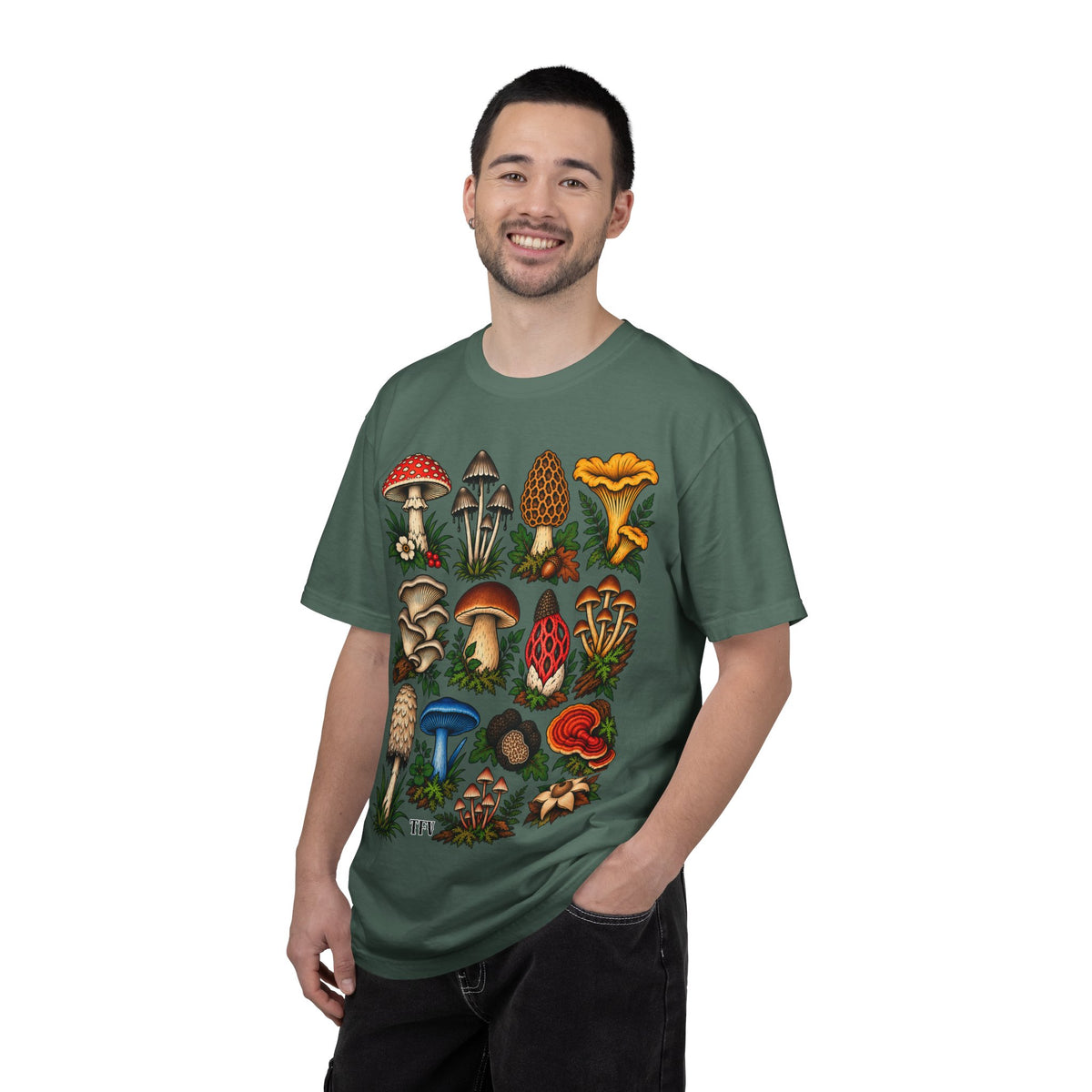 Mushroom Tattoo Flash T-Shirt