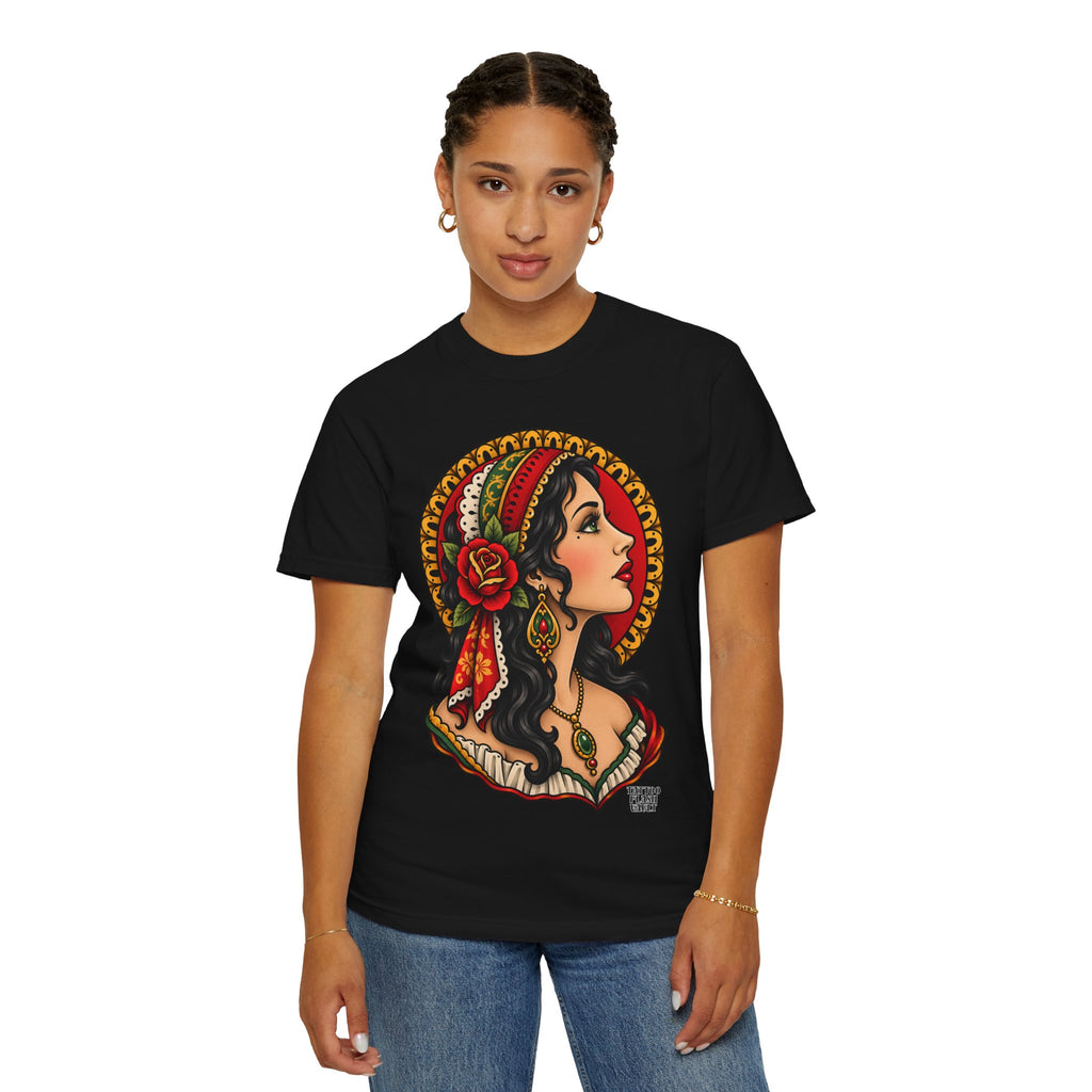 Esmeralda Gypsy Tattoo Flash T shirt