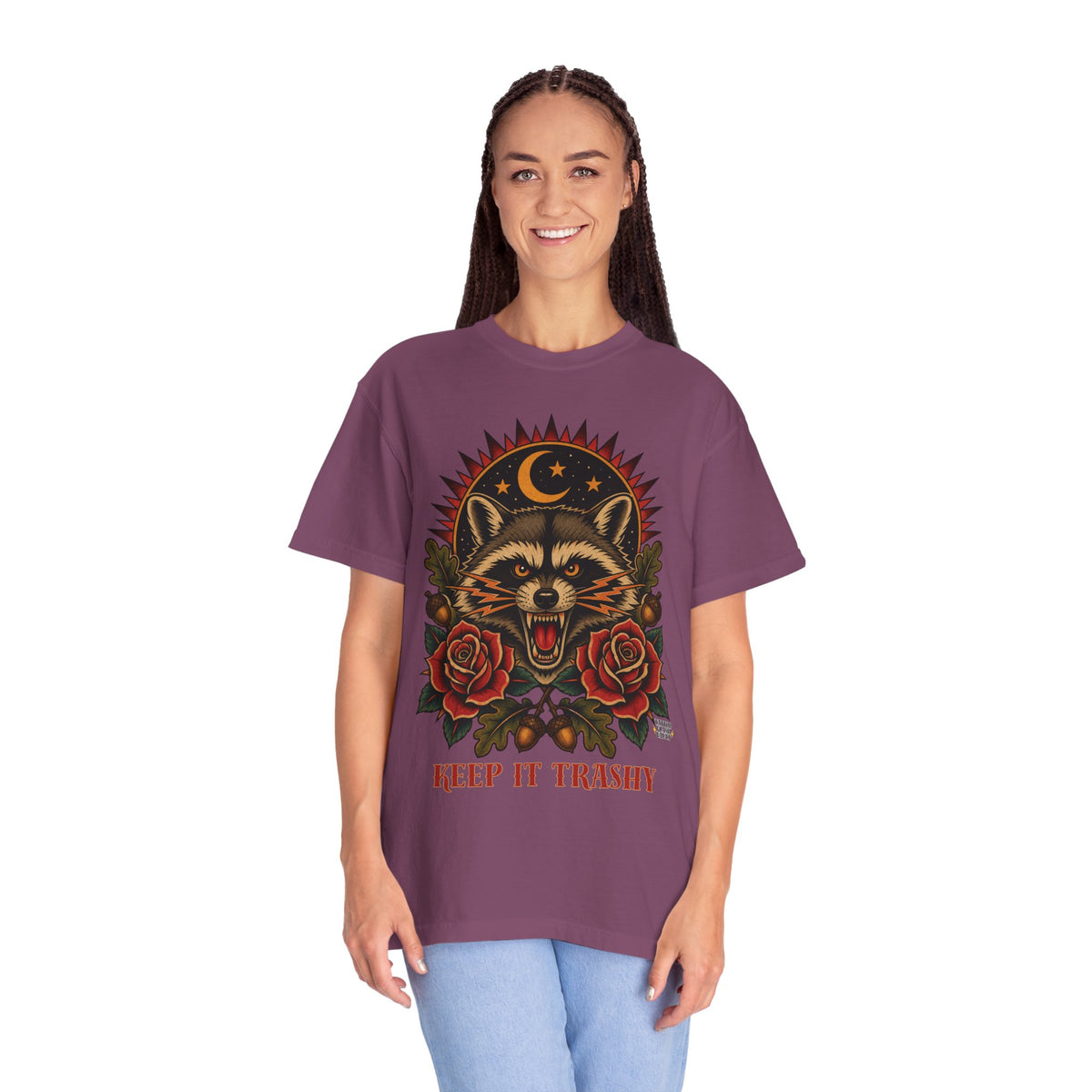 Keep It Trashy Raccoon Tattoo Flash T-Shirt