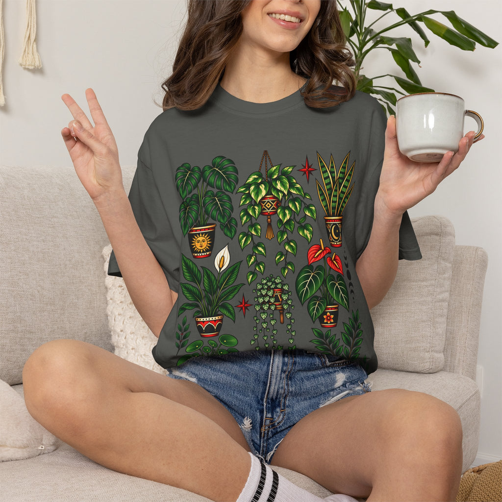 Houseplant Tattoo Flash T-Shirt