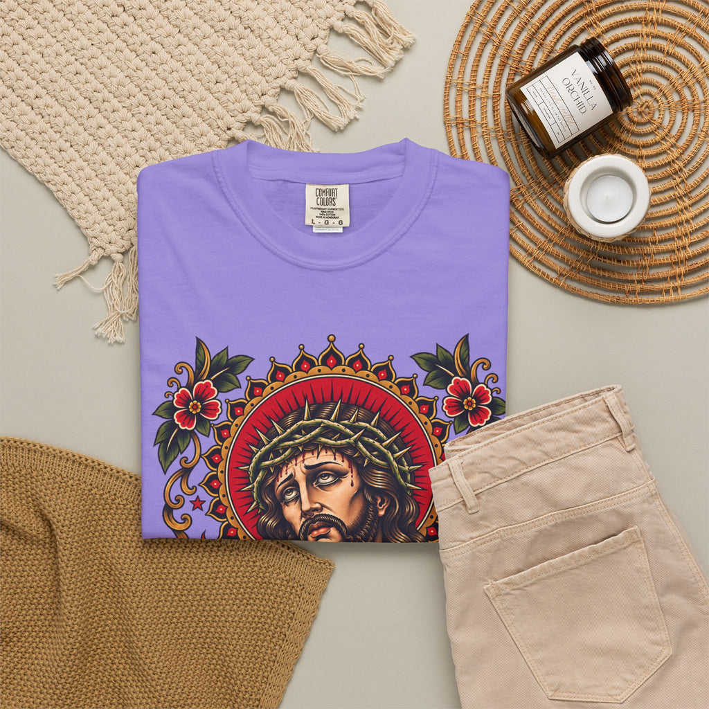 Jesus Sacred Heart Tattoo Flash T-Shirt