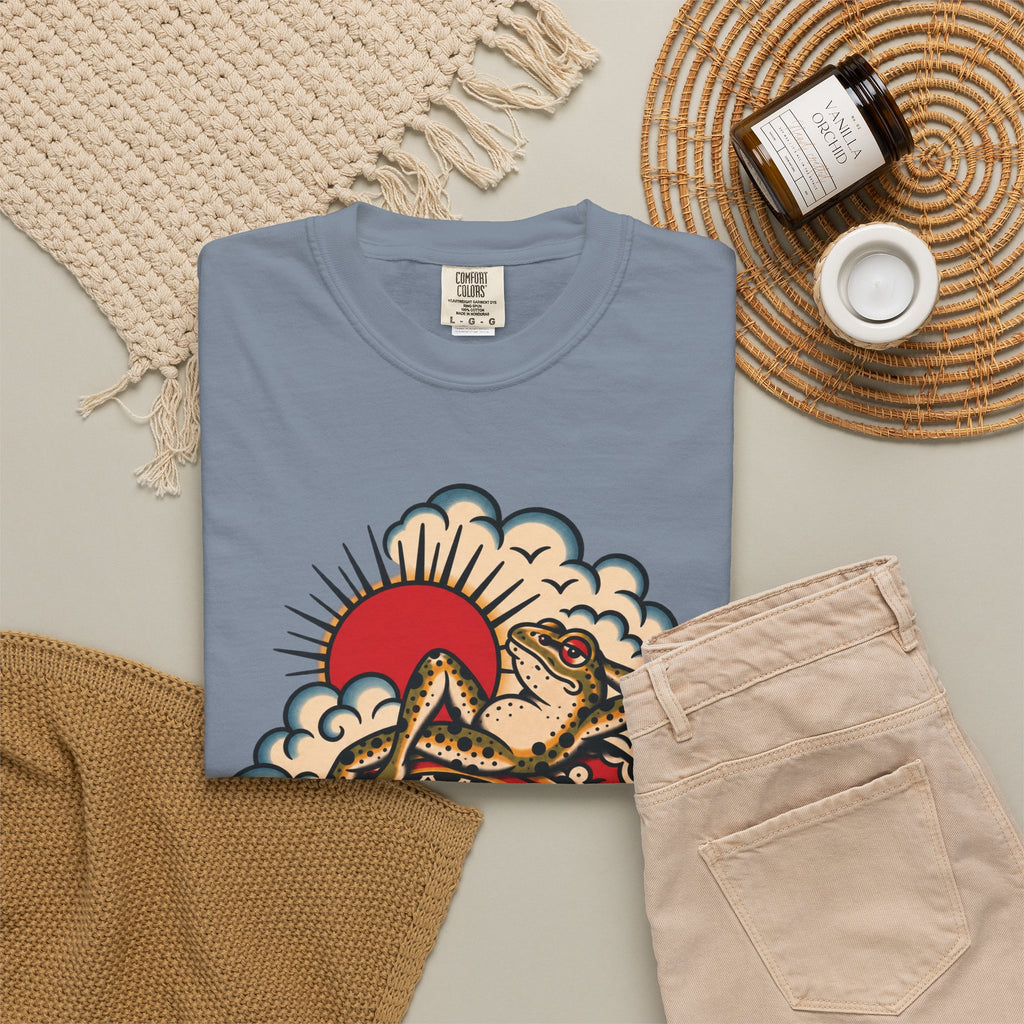 Frog & Lady of The Lake Tattoo Flash T-Shirt