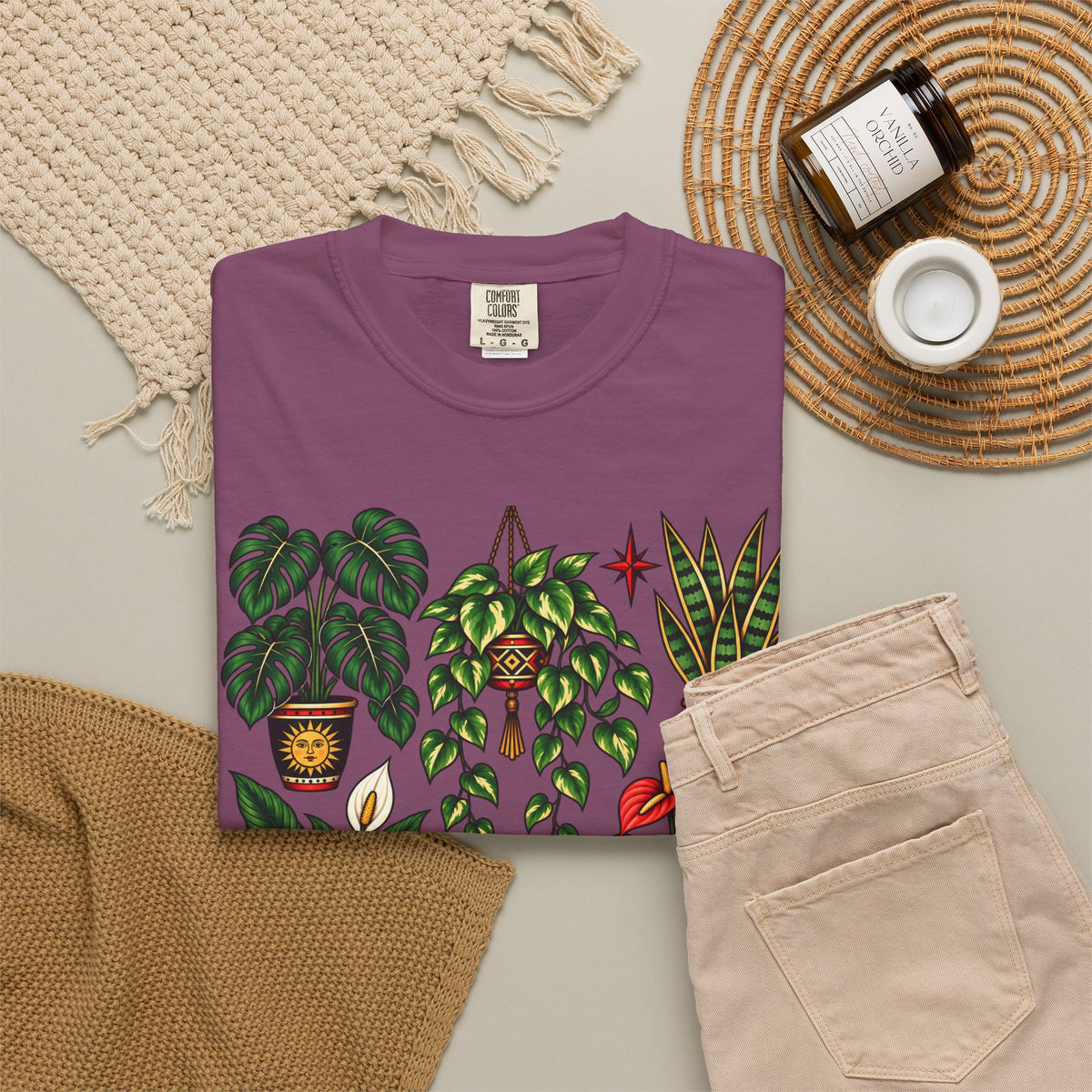 Houseplant Tattoo Flash T-Shirt