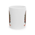Keep It Trashy Raccoon Tattoo Flash Ceramic Coffee Cup