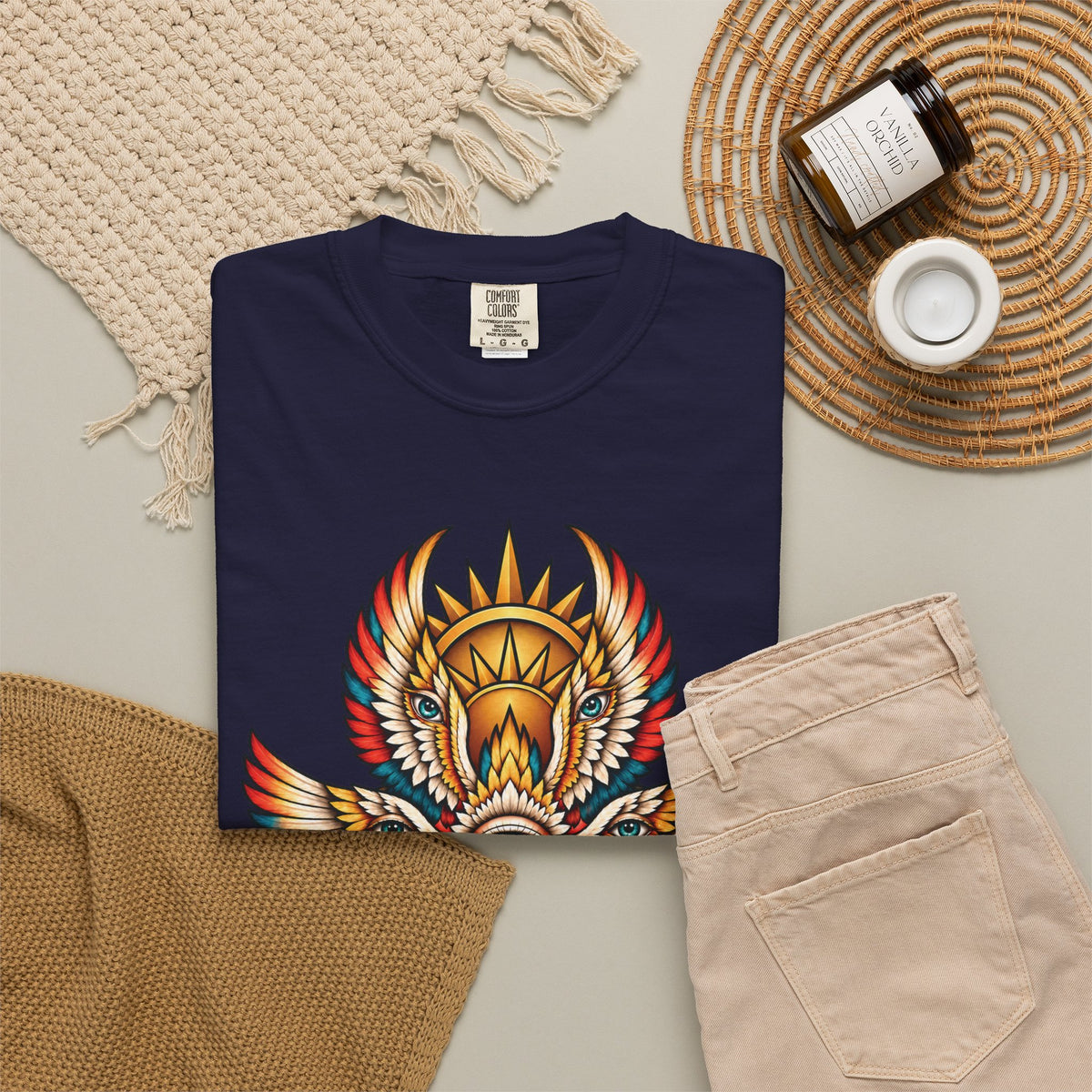 Seraphim Biblically Accurate Angel Tattoo Flash Sheet T-Shirt