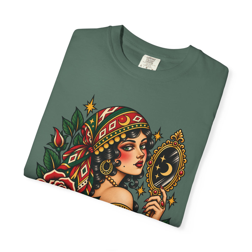 Love Yourself First Gypsy Woman Tattoo Flash Sheet T-Shirt