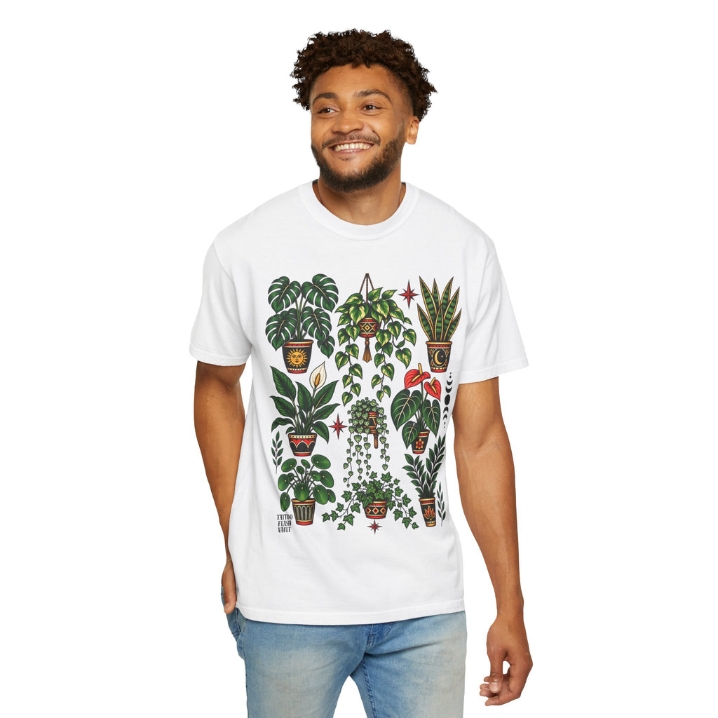 Houseplant Tattoo Flash T-Shirt