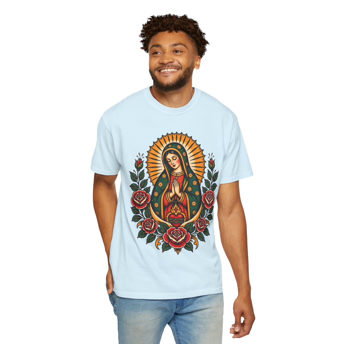 Our Lady of Guadalupe Tattoo Flash T-Shirt