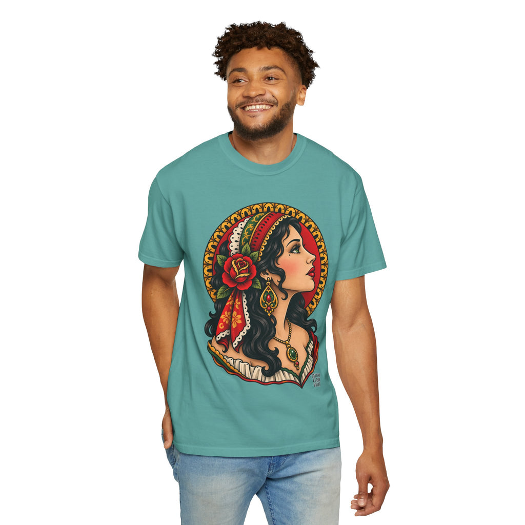 Esmeralda Gypsy Tattoo Flash T shirt