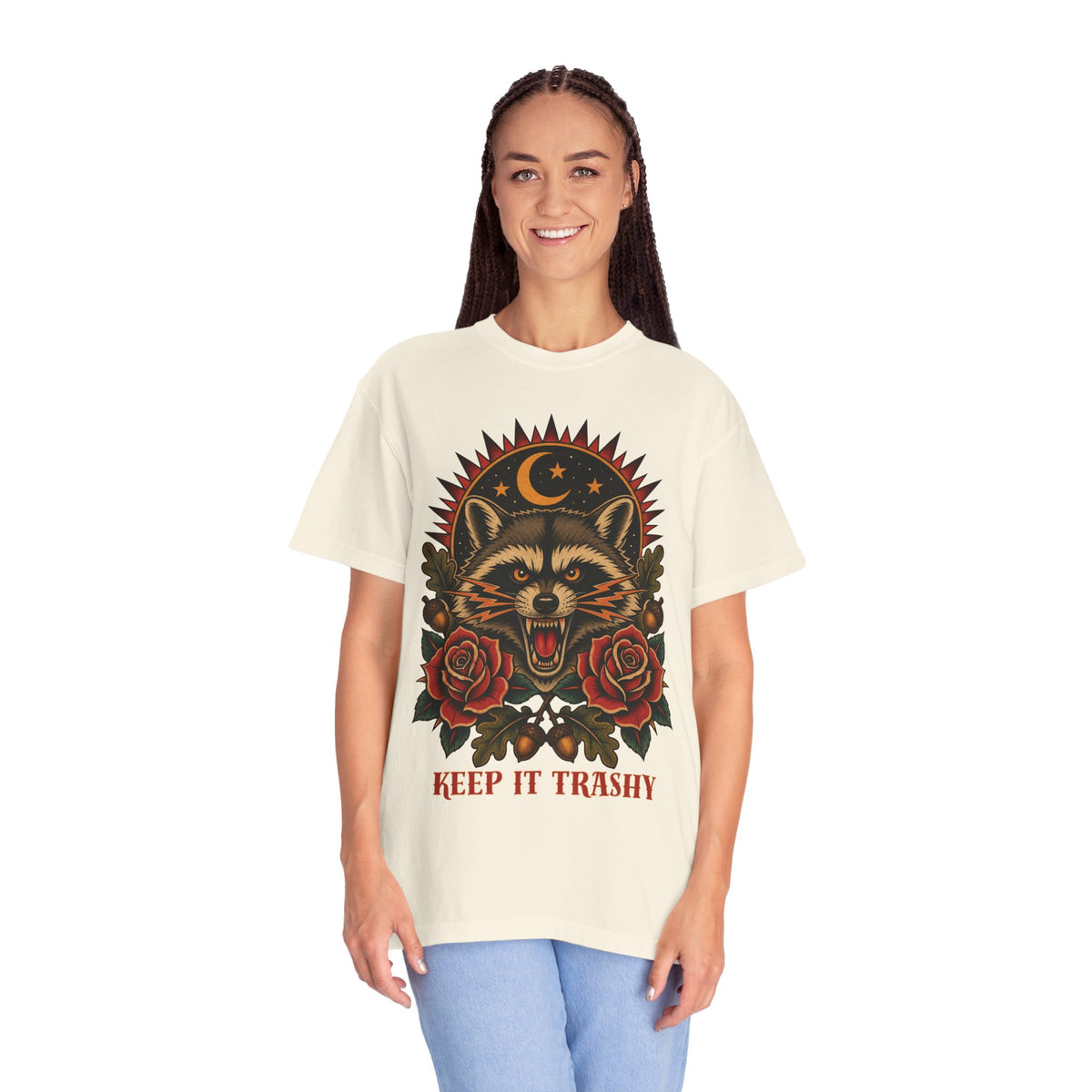 Keep It Trashy Raccoon Flash T-Shirt