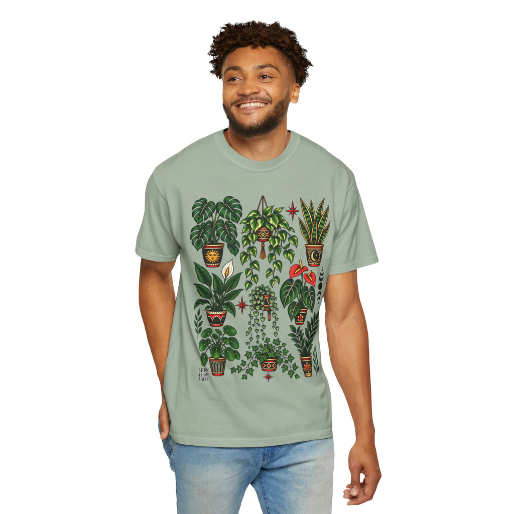Houseplant Tattoo Flash T-Shirt