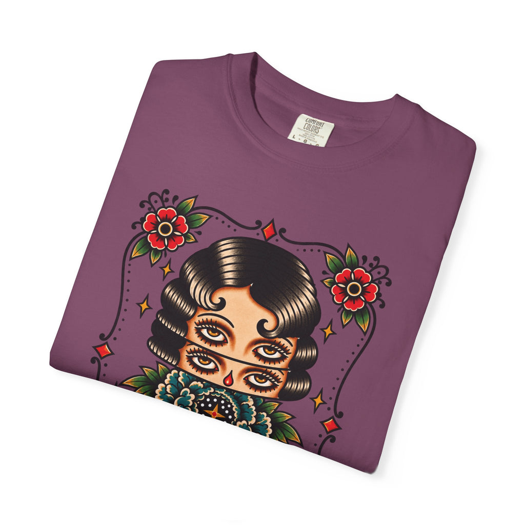 Floral Surrealism Tattoo Flash Sheet T-Shirt