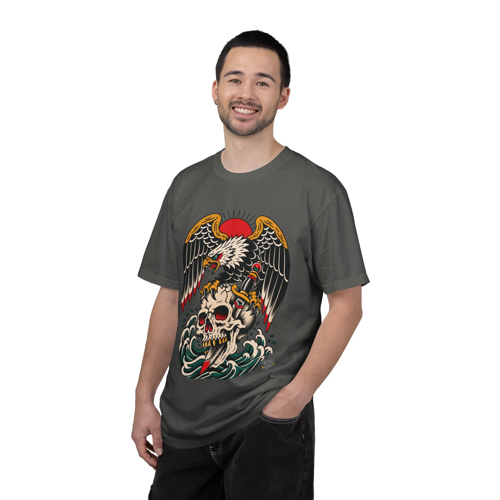 American Traditional Eagle & Skull Tattoo Flash T-Shirt