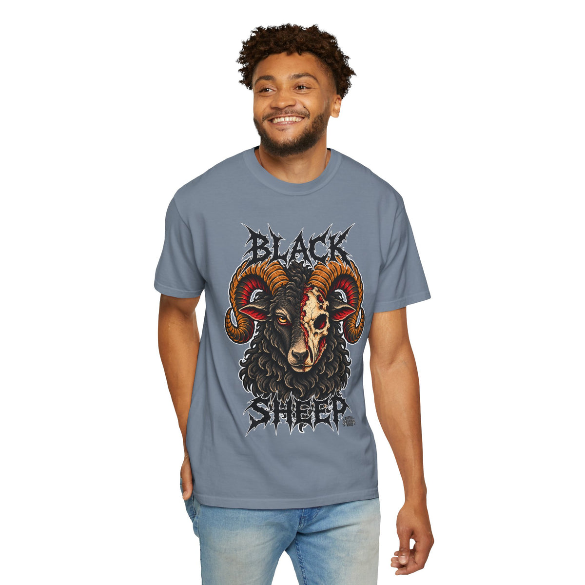 Black Sheep Tattoo Flash T-Shirt