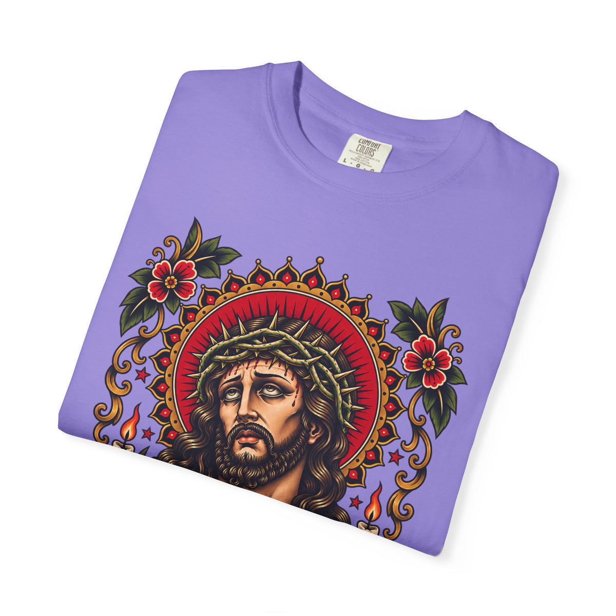 Jesus Sacred Heart Tattoo Flash T-Shirt