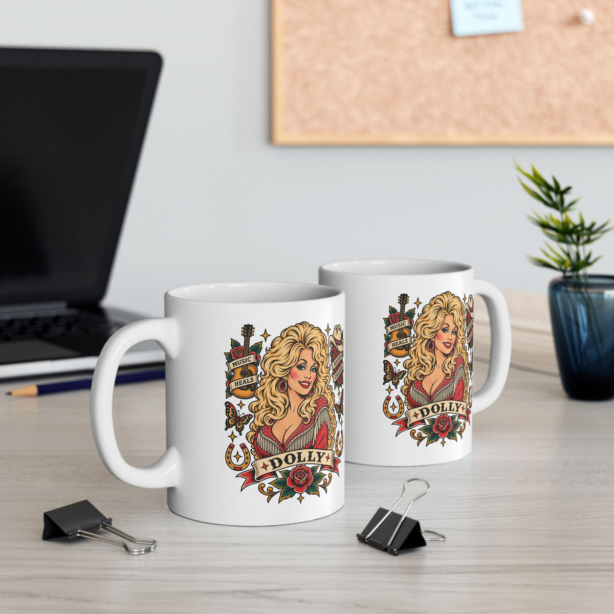 Dolly Tattoo Flash Coffee Mug (11oz & 15oz)