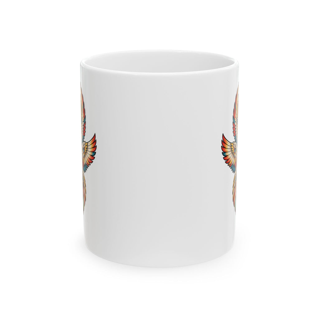 Seraphim Biblically Accurate Angel Tattoo Flash Coffee Mug (11oz & 15oz)