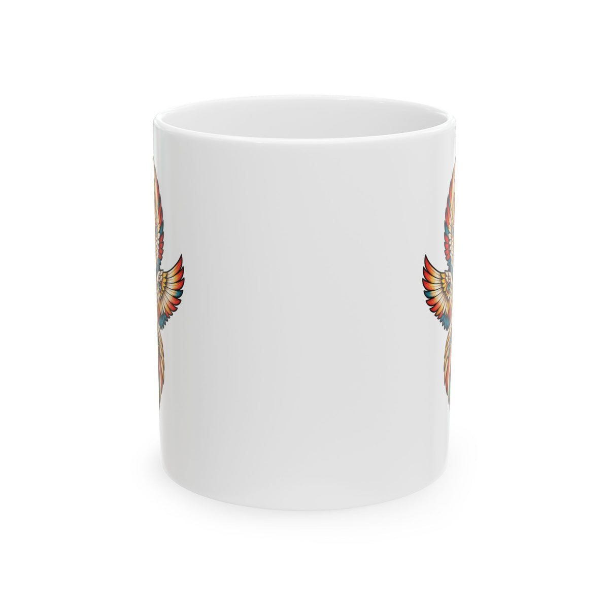 Seraphim Biblically Accurate Angel Tattoo Flash Coffee Mug (11oz & 15oz)