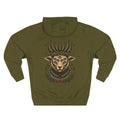 Sacrificial Lamb Tattoo Flash Pullover Hoodie (Back Design)