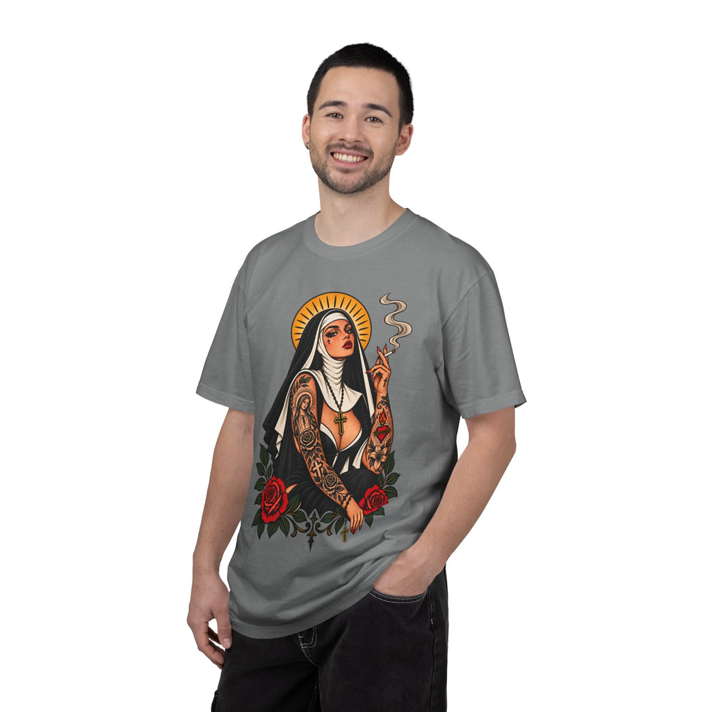 Rebel Nun Tattoo Flash T-Shirt