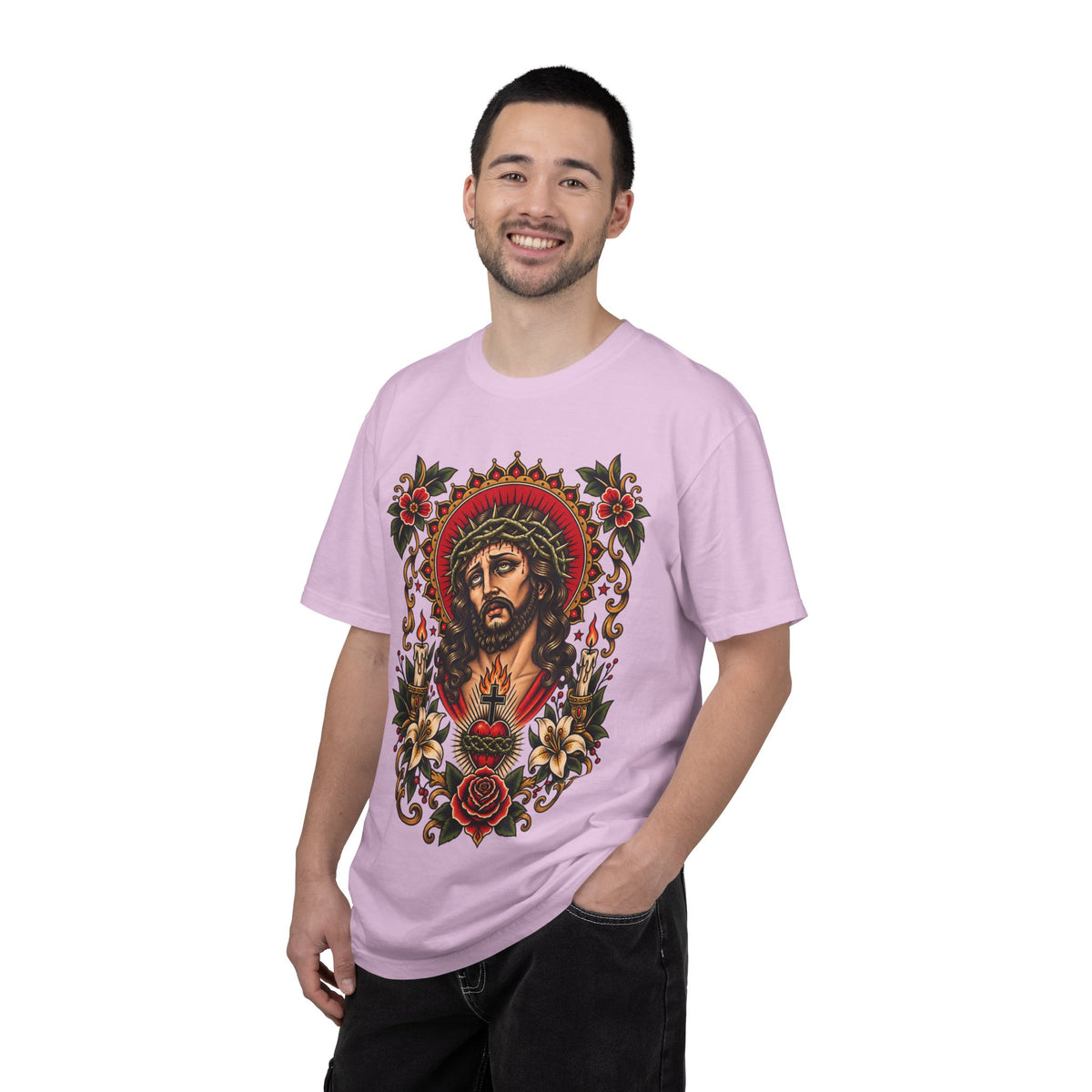 Jesus Sacred Heart Tattoo Flash T-Shirt