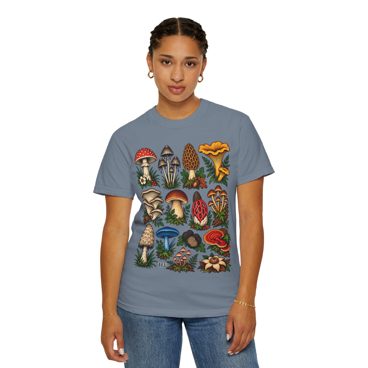 Mushroom Tattoo Flash T-Shirt
