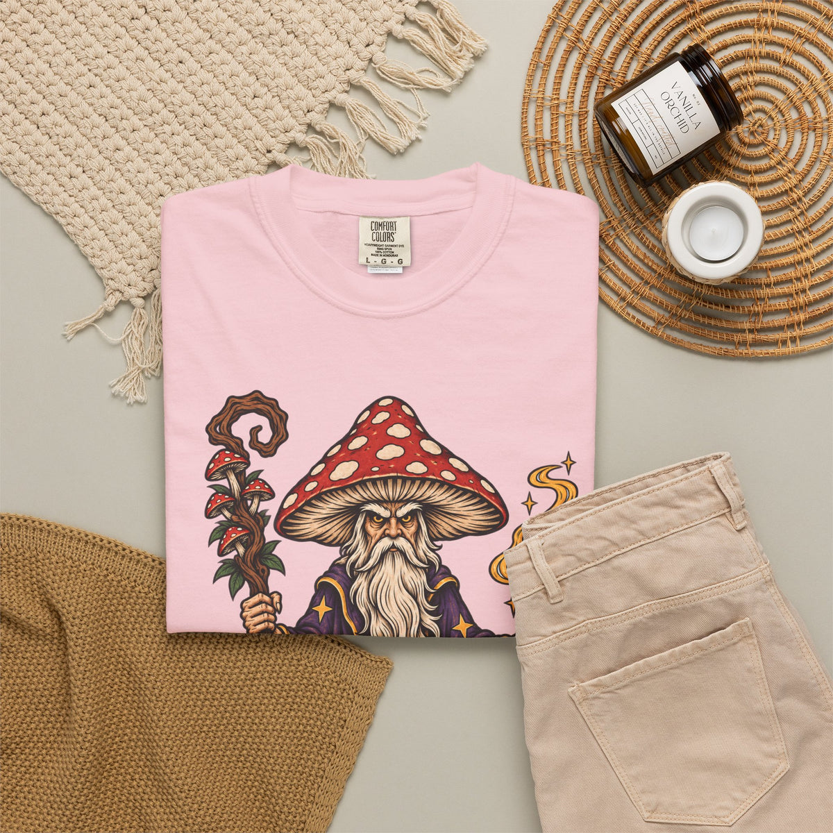 Amanita Mushroom Wizard T-Shirt