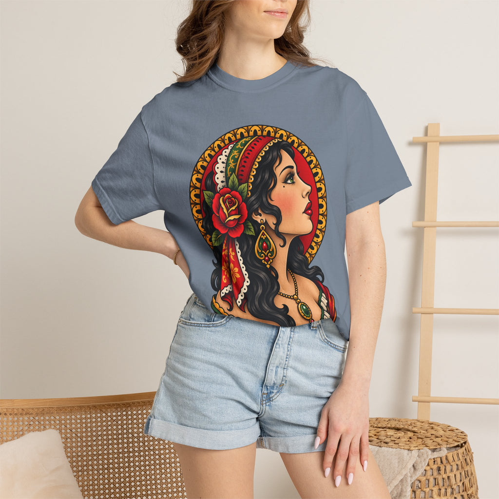 Esmeralda Gypsy Tattoo Flash T shirt