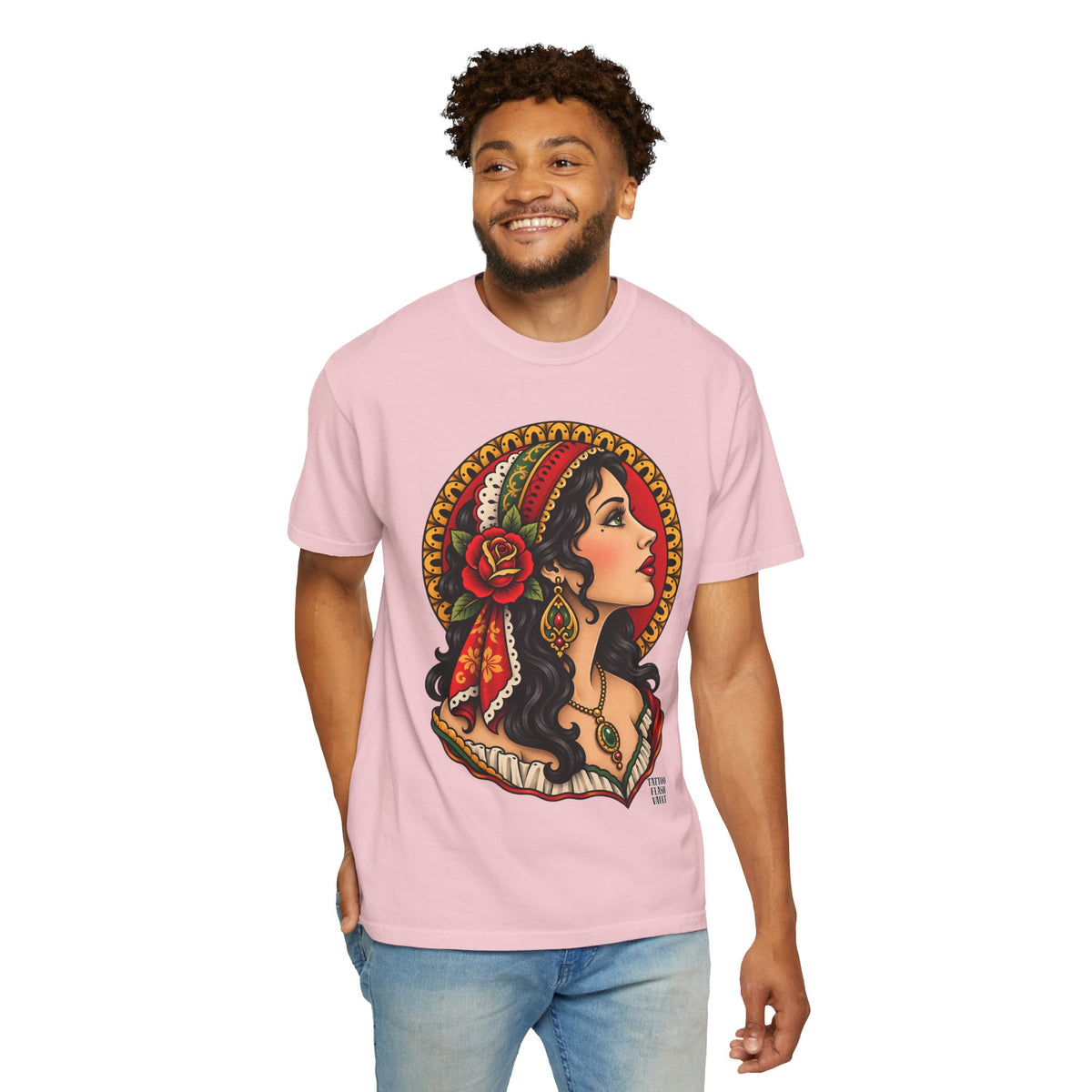 Esmeralda Gypsy Tattoo Flash T shirt