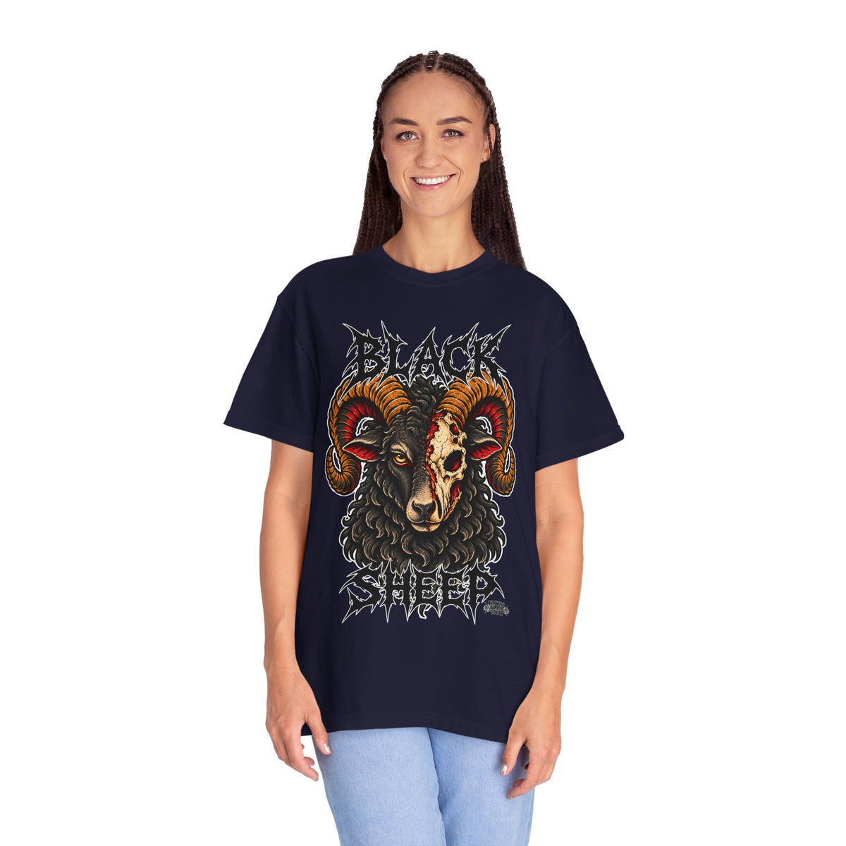 Black Sheep Tattoo Flash T-Shirt