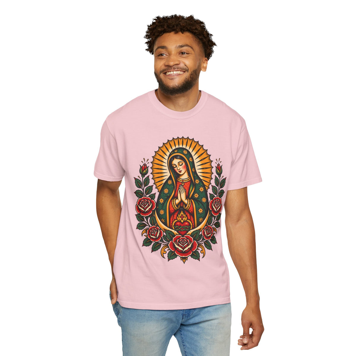 Our Lady of Guadalupe Tattoo Flash T-Shirt