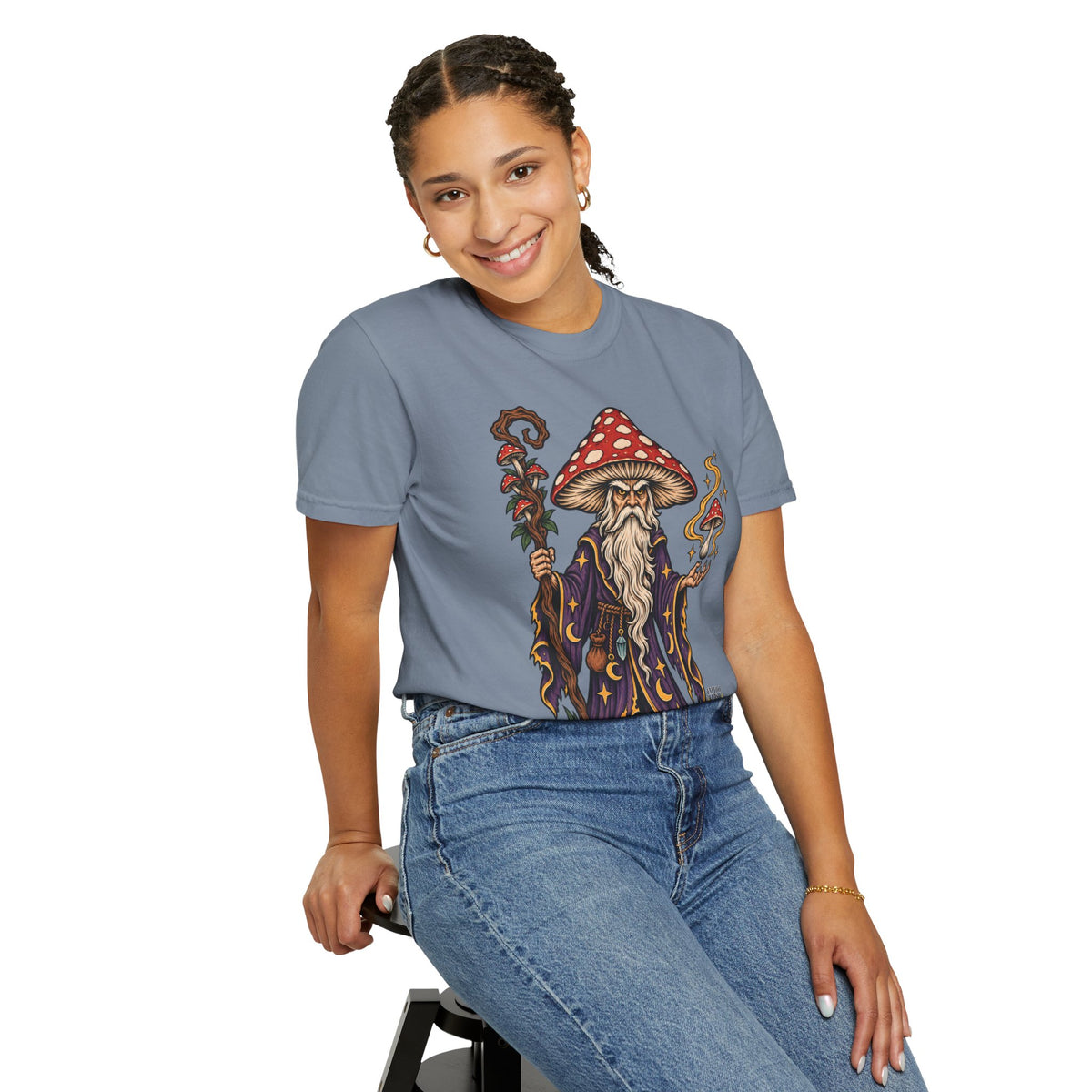 Amanita Mushroom Wizard T-Shirt