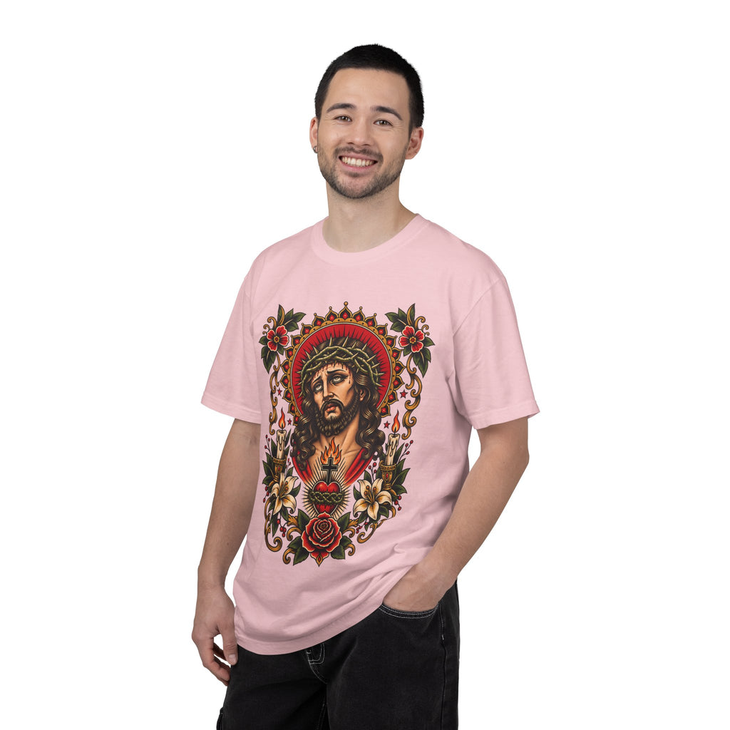 Jesus Sacred Heart Tattoo Flash T-Shirt