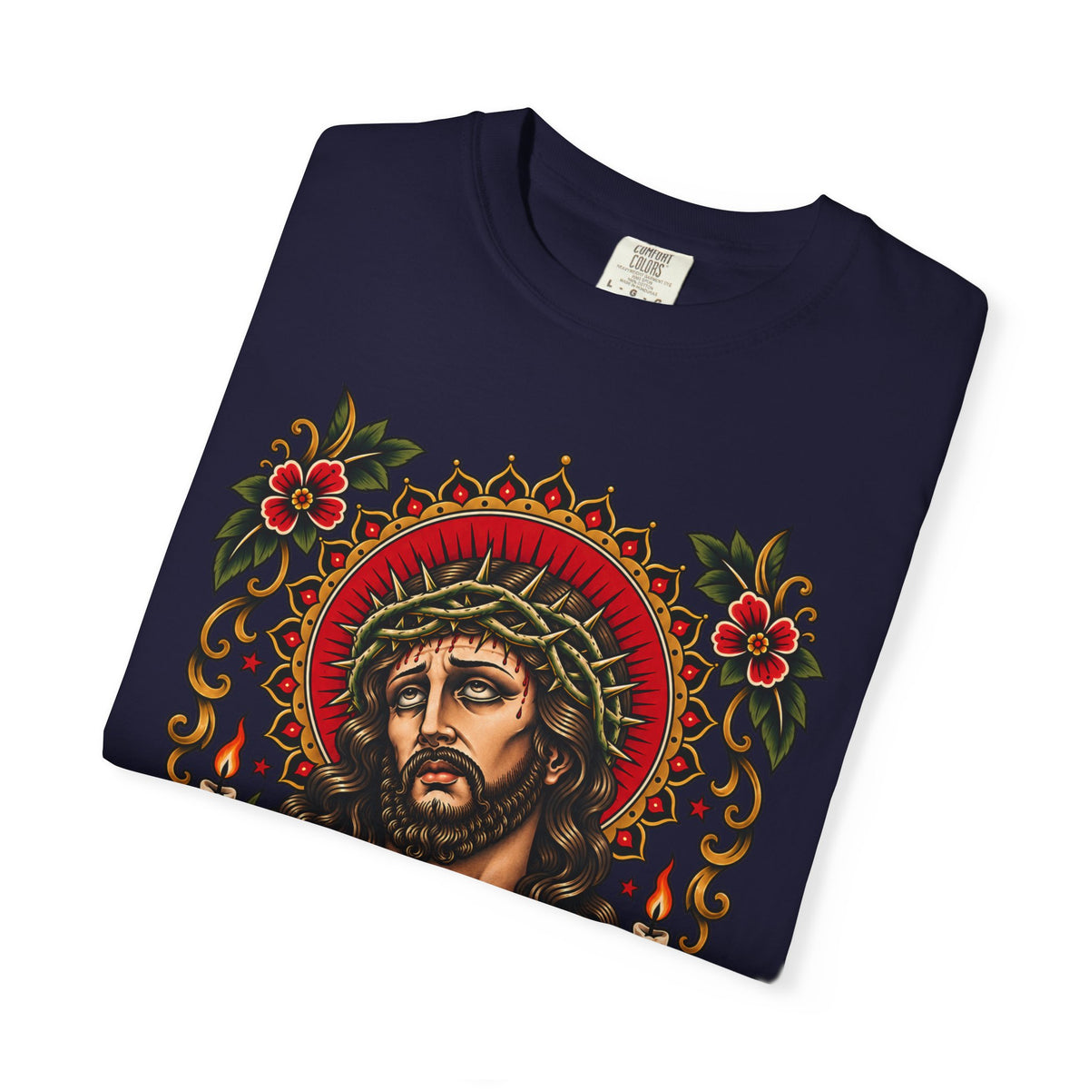 Jesus Sacred Heart Tattoo Flash T-Shirt