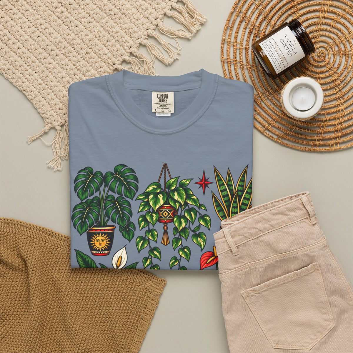 Houseplant Tattoo Flash T-Shirt