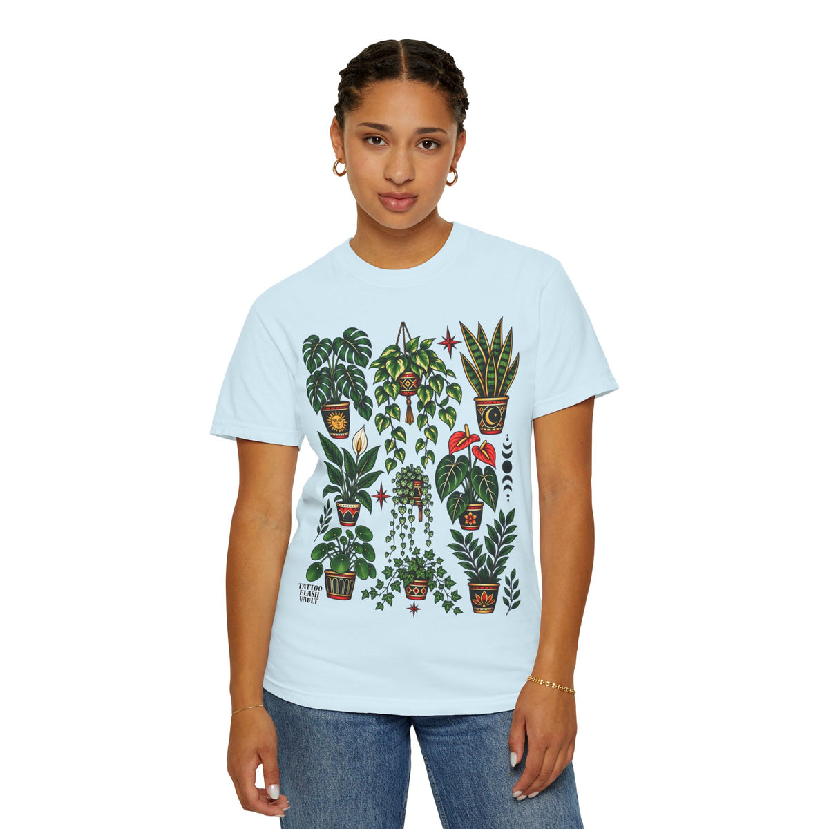 Houseplant Tattoo Flash T-Shirt