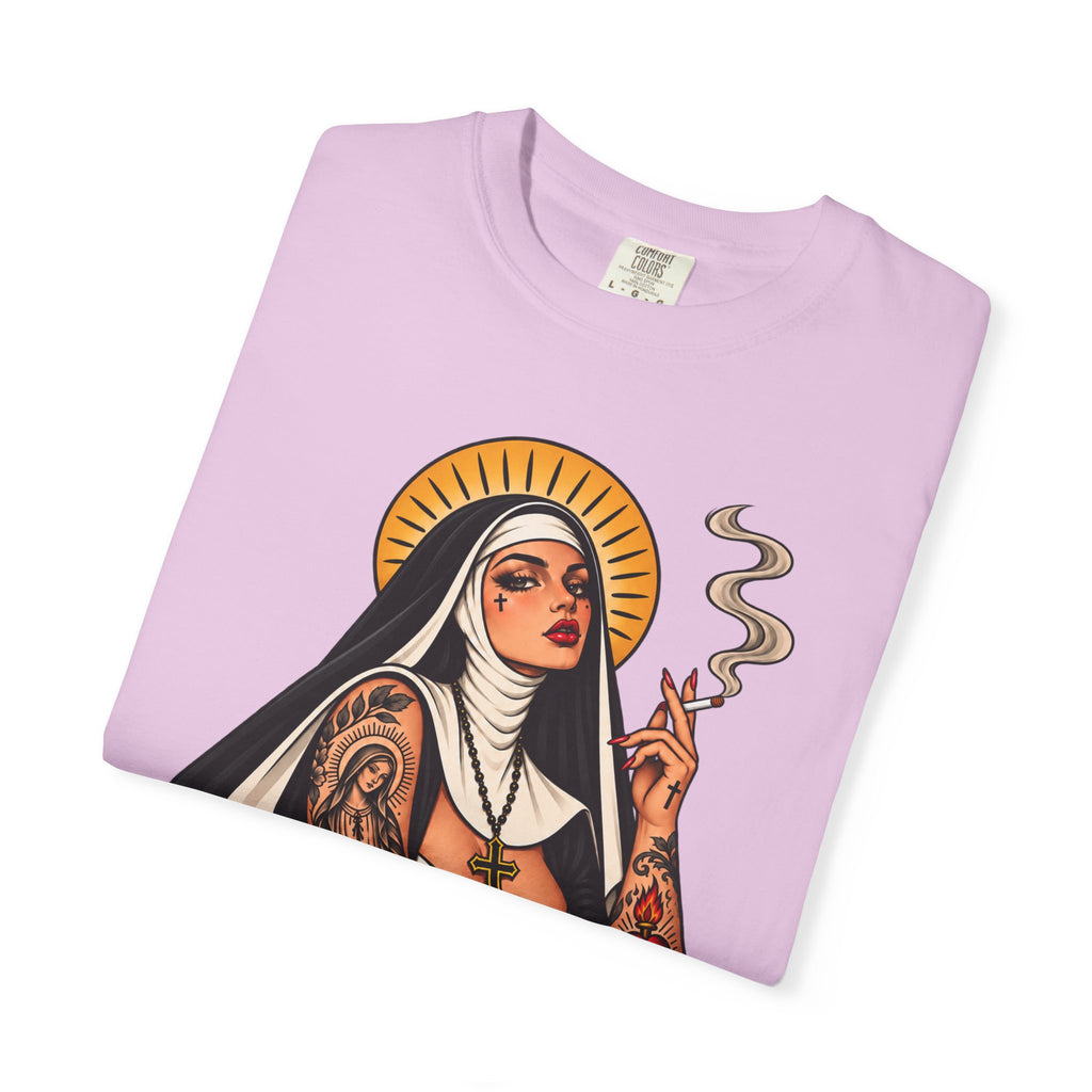 Rebel Nun Tattoo Flash T-Shirt