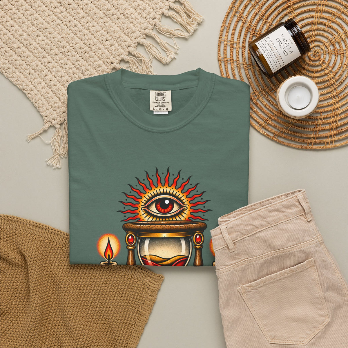 Hourglass Tattoo Flash T Shirt