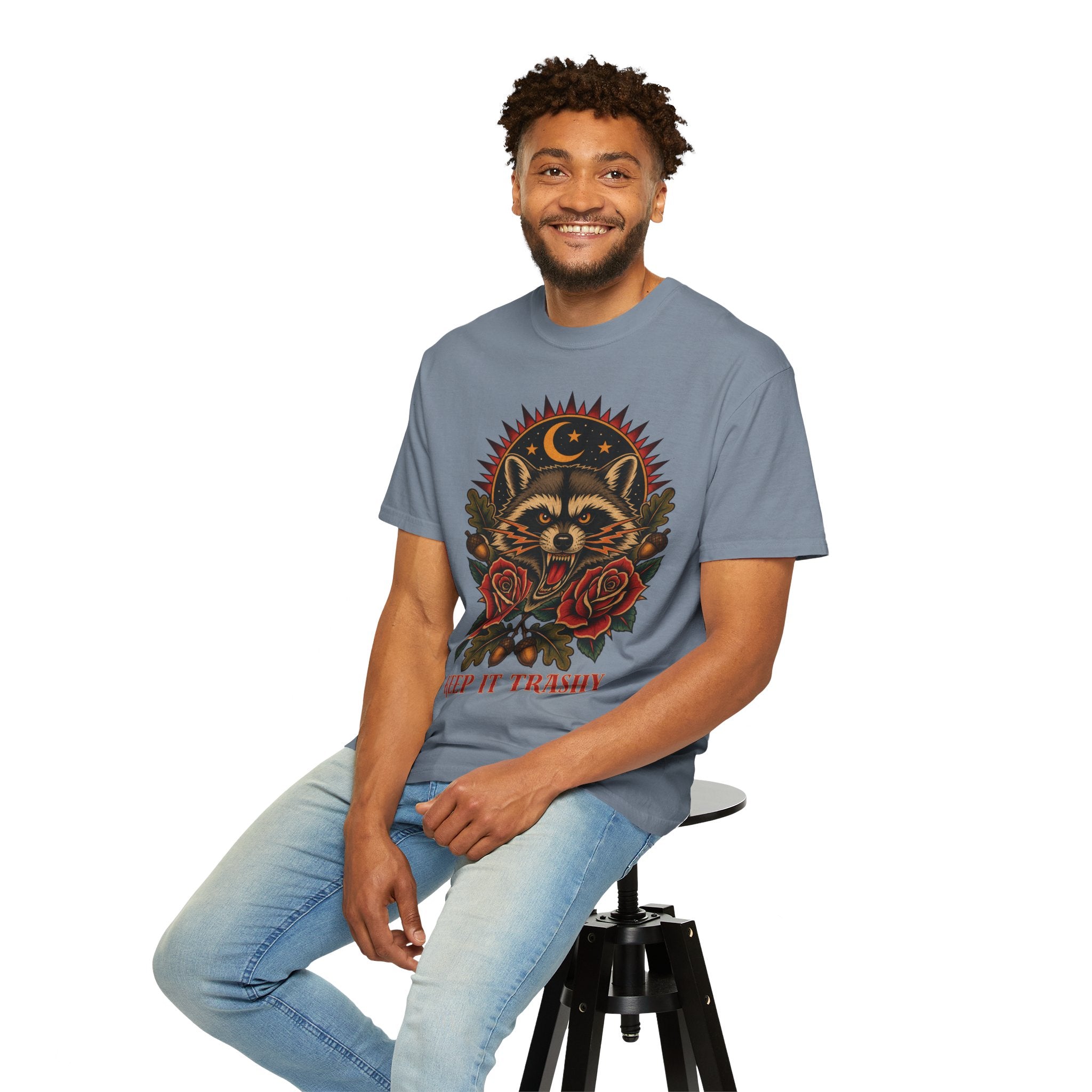 Keep It Trashy Raccoon Flash T-Shirt