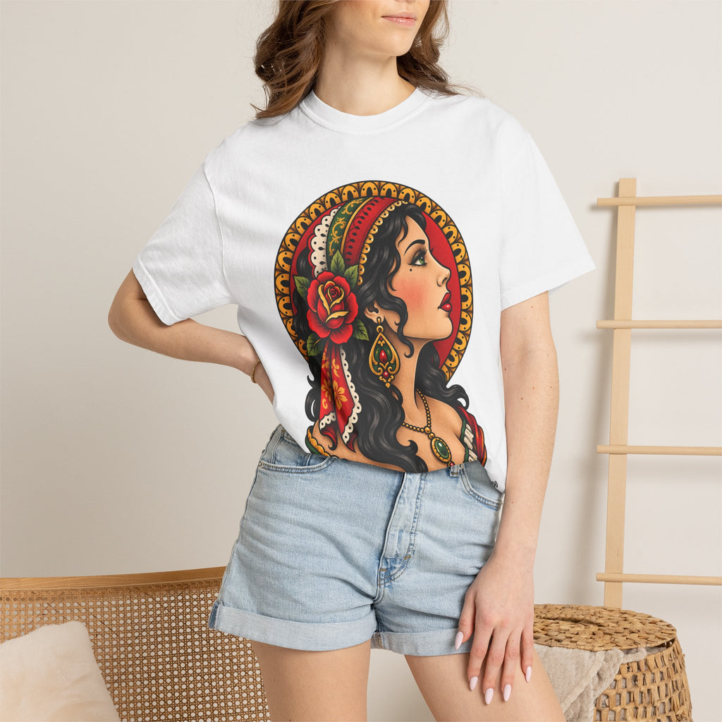 Esmeralda Gypsy Tattoo Flash T shirt