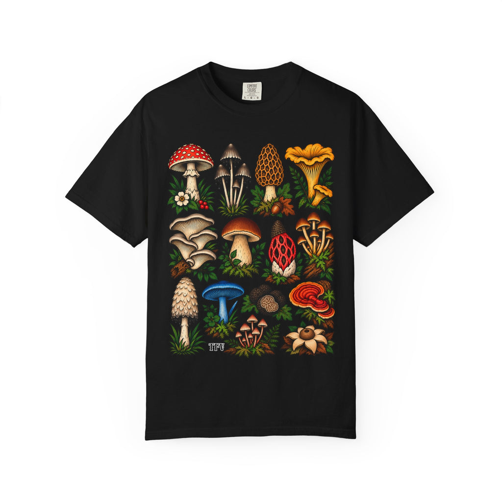 Mushroom Tattoo Flash T-Shirt