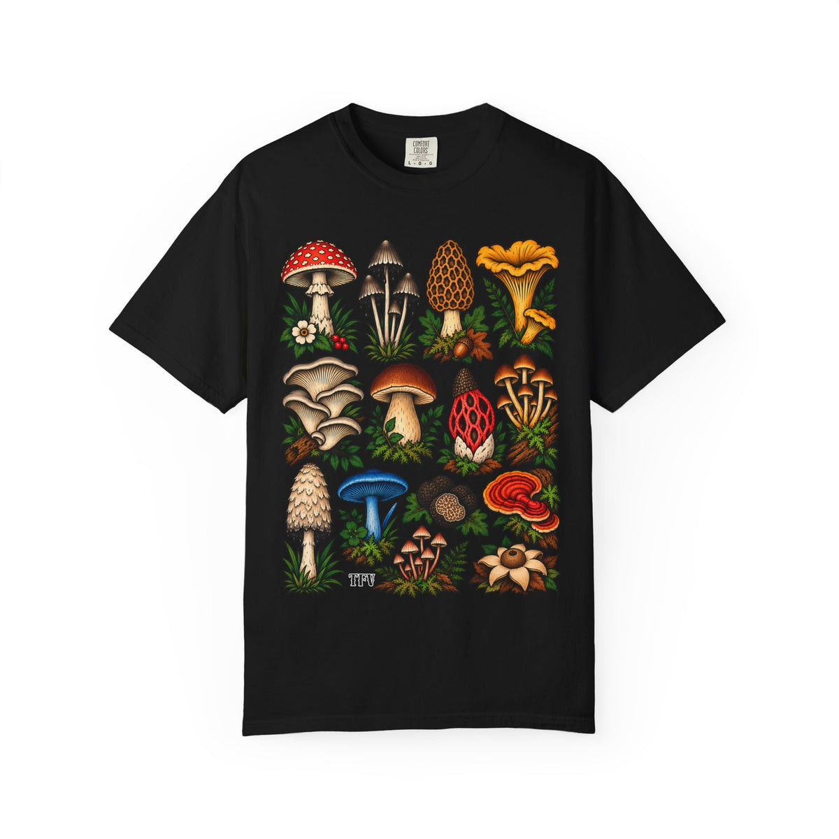 Mushroom Tattoo Flash T-Shirt