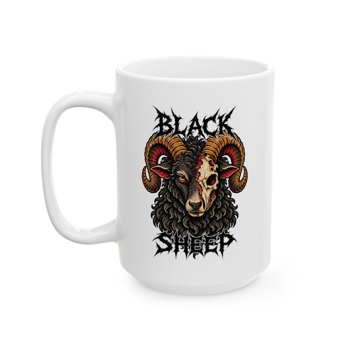 Black Sheep Tattoo Flash Coffee Mug (11oz & 15oz)