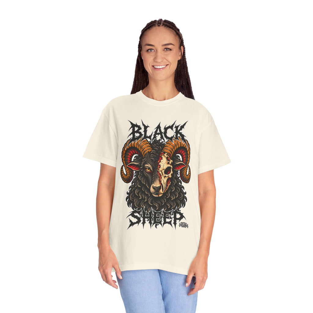 Black Sheep Tattoo Flash T-Shirt